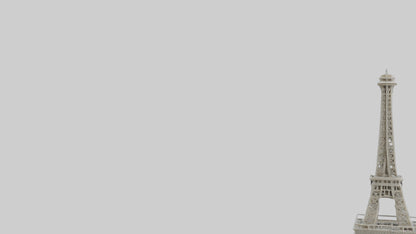 Eiffel Tower mini model VR / AR / low-poly