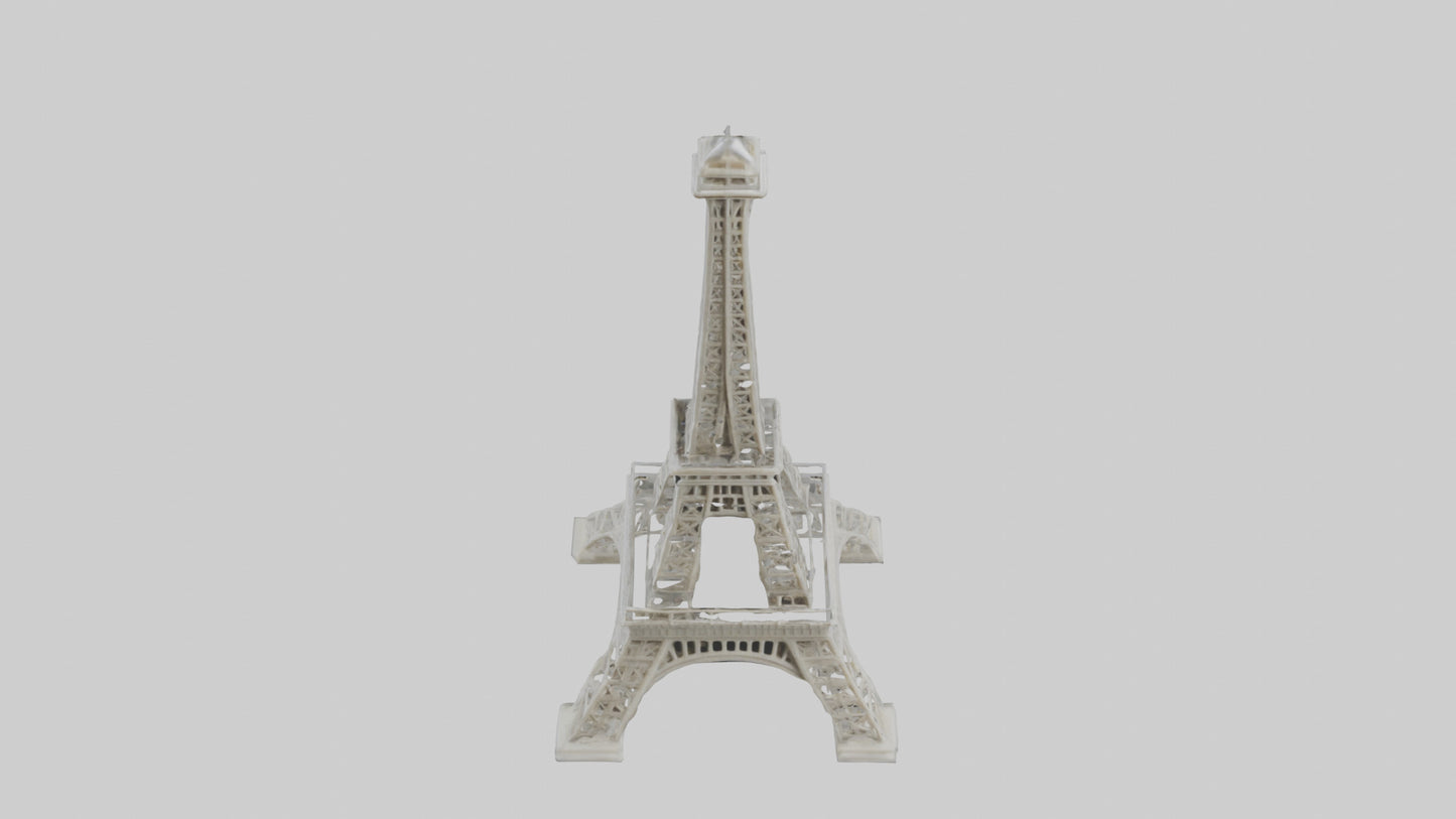 Eiffel Tower mini model VR / AR / low-poly