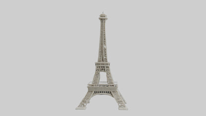 Eiffel Tower mini model VR / AR / low-poly