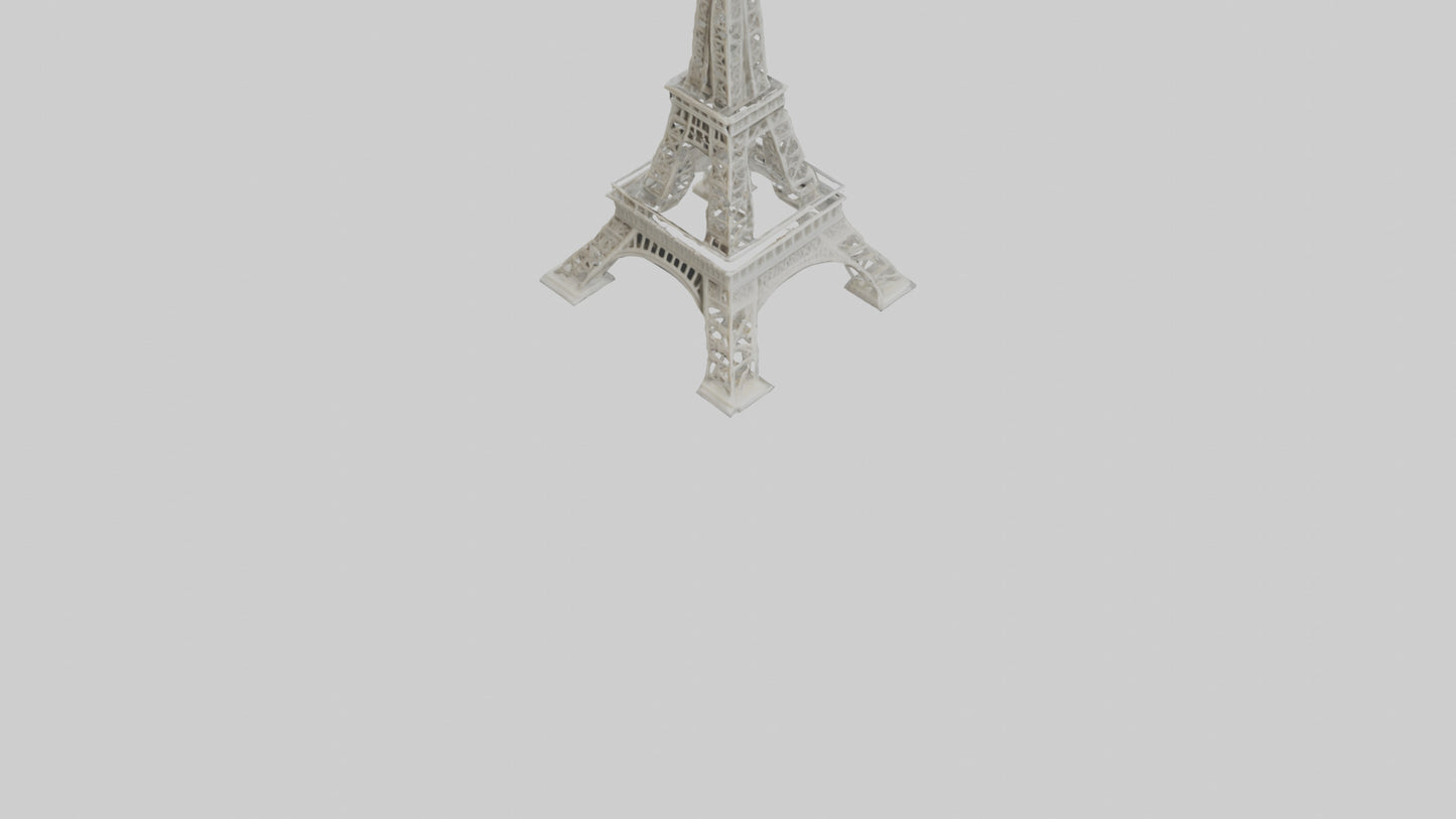 Eiffel Tower mini model VR / AR / low-poly