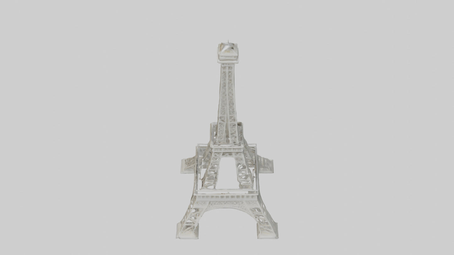Eiffel Tower mini model VR / AR / low-poly
