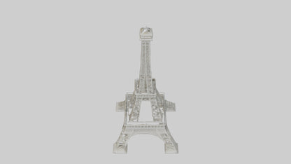 Eiffel Tower mini model VR / AR / low-poly