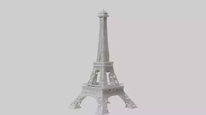 Eiffel Tower mini model VR / AR / low-poly