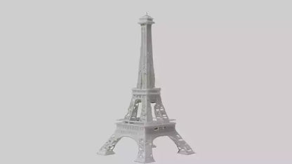 Eiffel Tower mini model VR / AR / low-poly