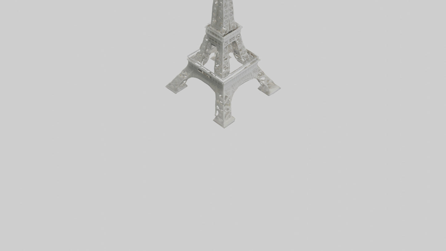 Eiffel Tower mini model VR / AR / low-poly