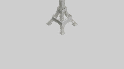 Eiffel Tower mini model VR / AR / low-poly