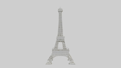 Eiffel Tower mini model VR / AR / low-poly