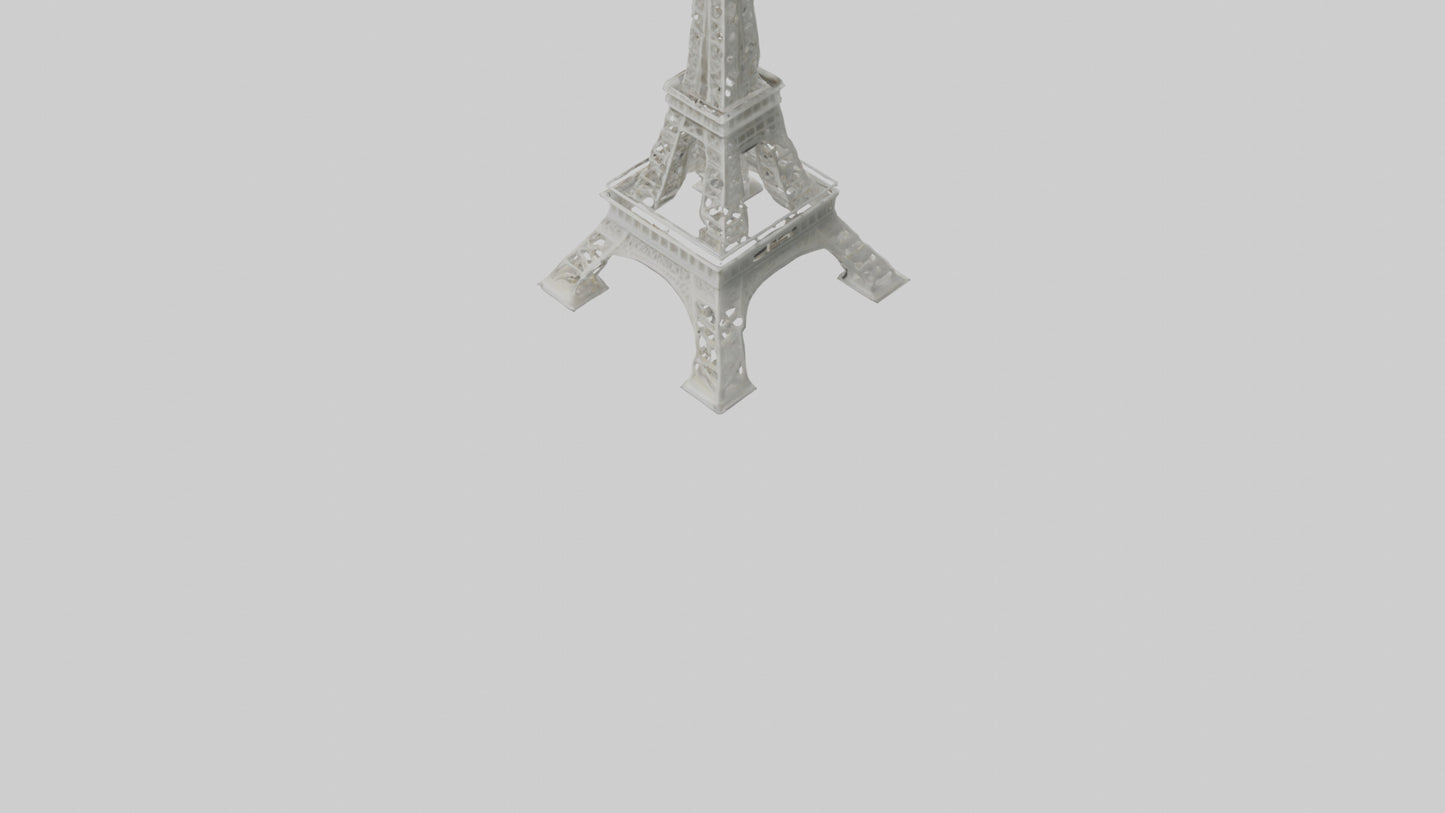 Eiffel Tower mini model VR / AR / low-poly