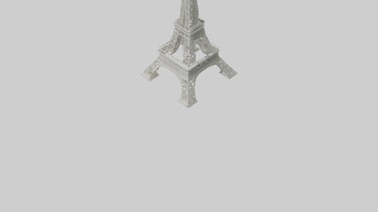 Eiffel Tower mini model VR / AR / low-poly