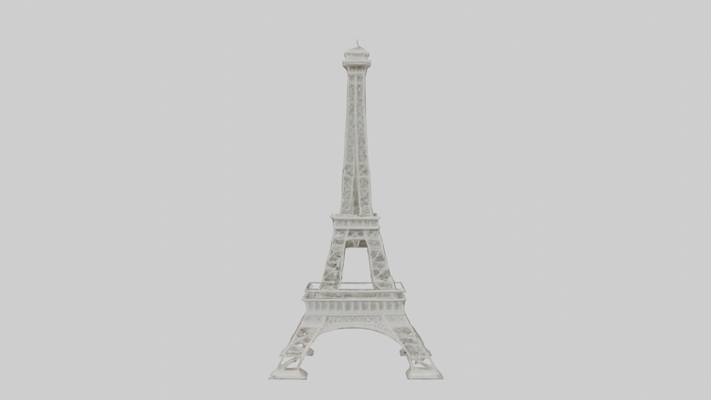 Eiffel Tower mini model VR / AR / low-poly
