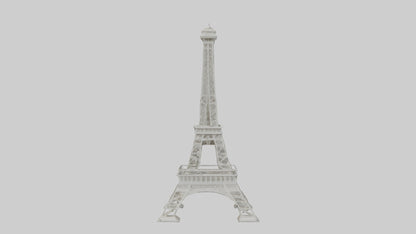 Eiffel Tower mini model VR / AR / low-poly