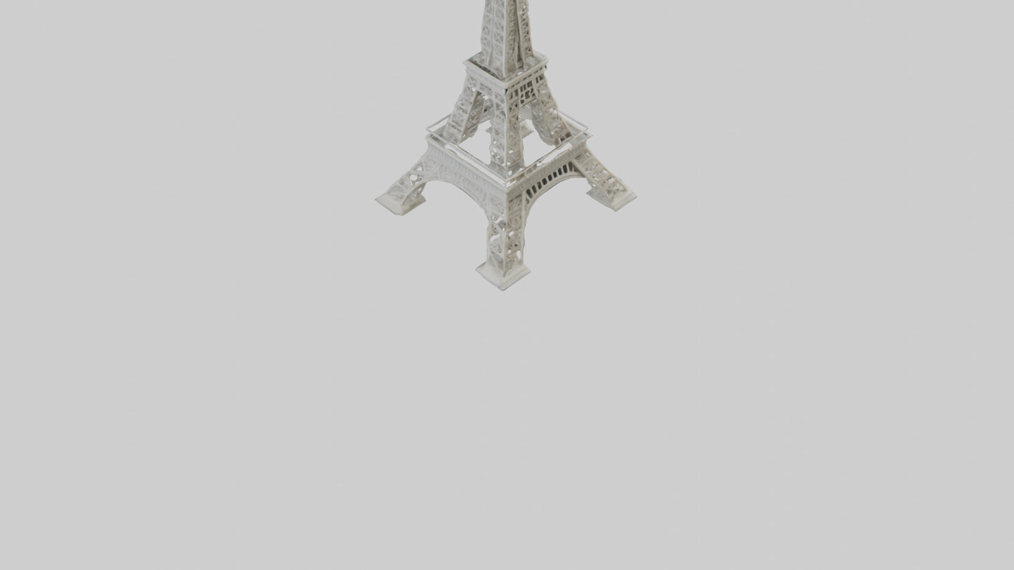 Eiffel Tower mini model VR / AR / low-poly