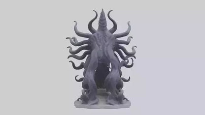 Eldritch Beast statue model 3D model