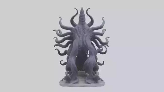 Eldritch Beast statue model 3D model