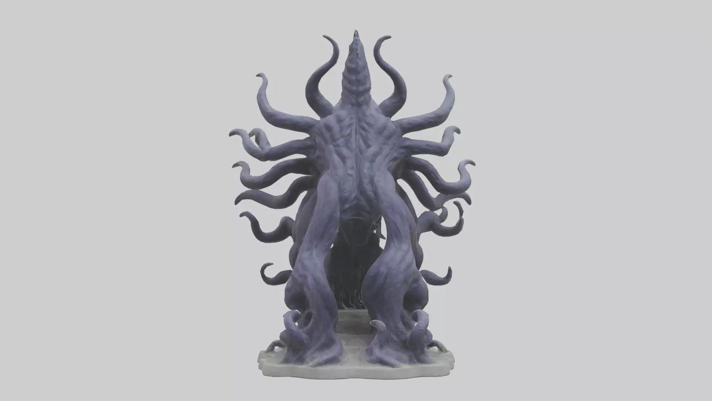 Eldritch Beast statue model 3D model