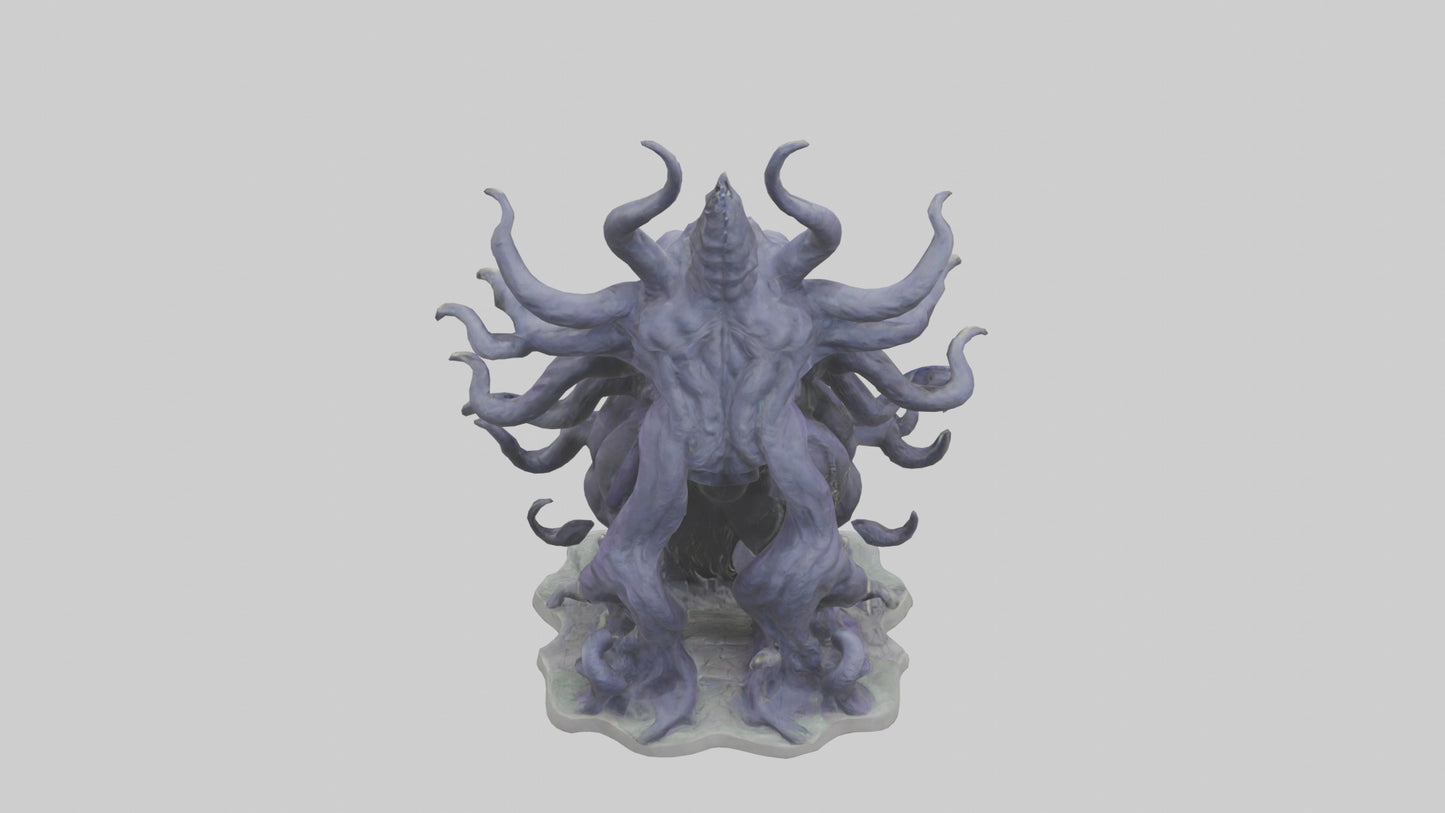Eldritch Beast statue model 3D model