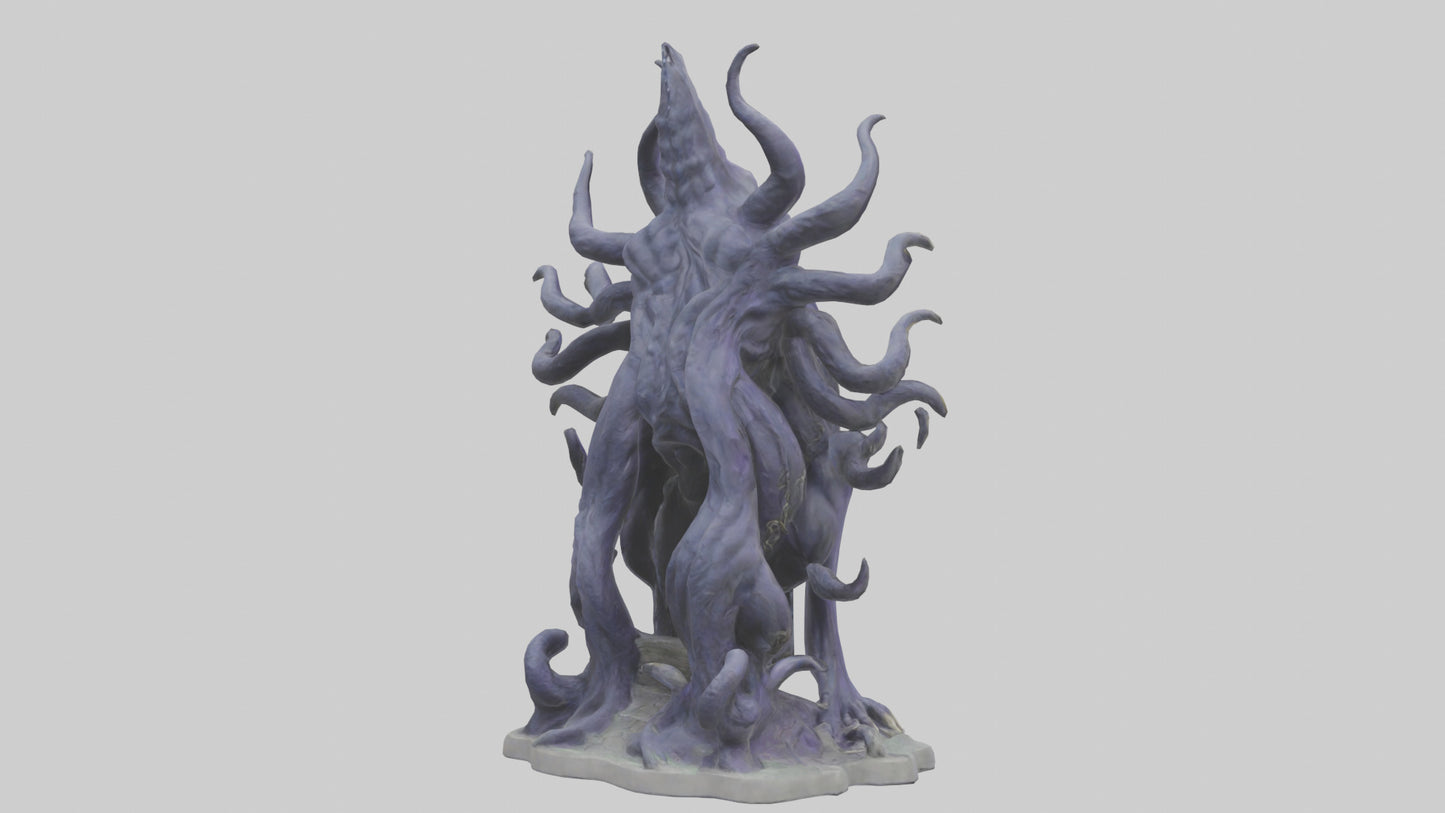 Eldritch Beast statue model 3D model
