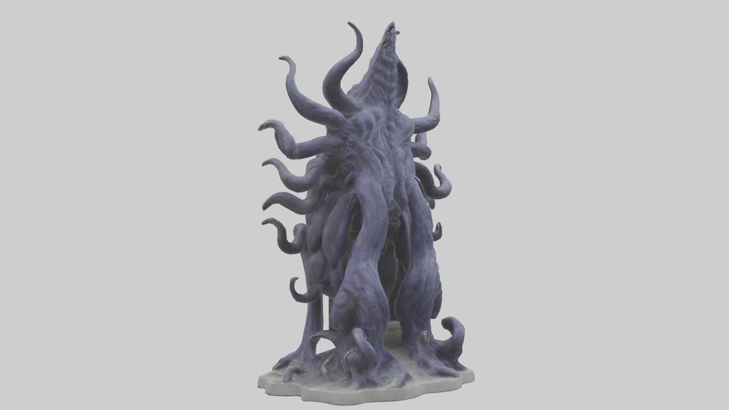 Eldritch Beast statue model 3D model