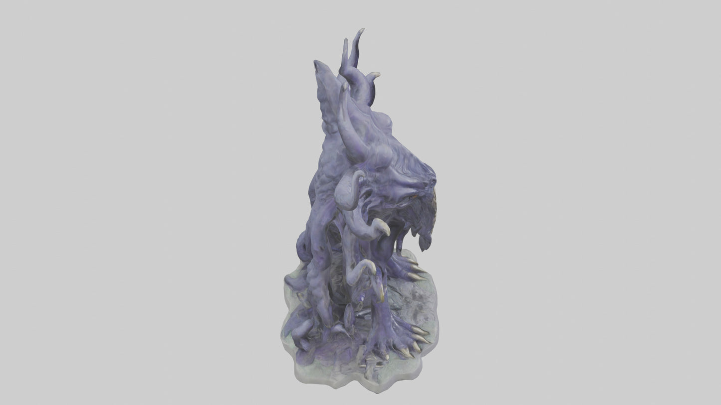 Eldritch Beast statue model 3D model