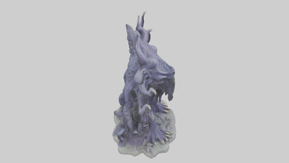 Eldritch Beast statue model 3D model