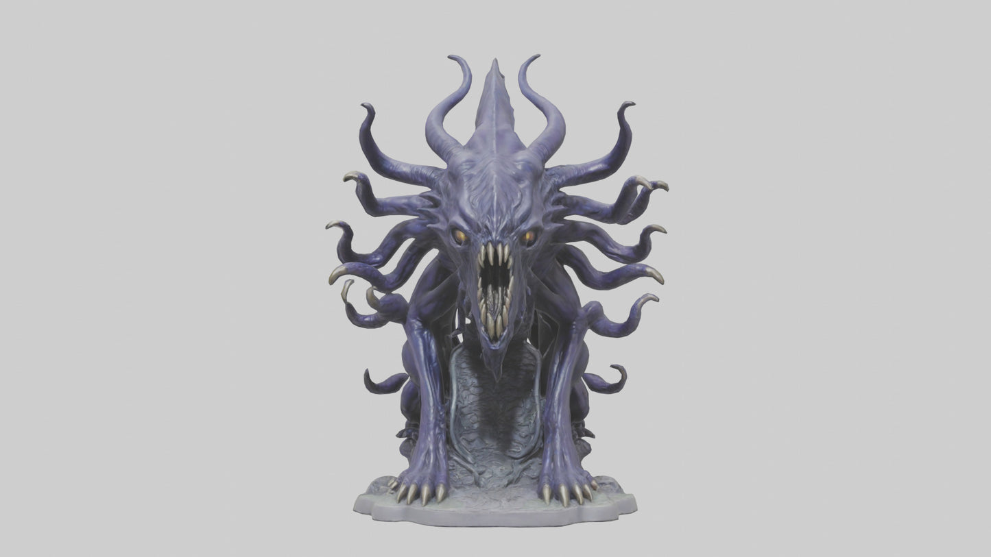 Eldritch Beast statue model 3D model