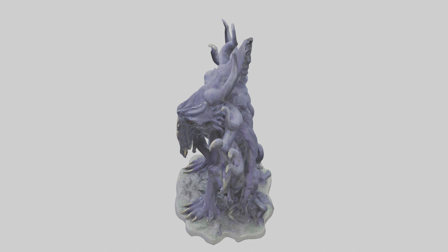 Eldritch Beast statue model 3D model