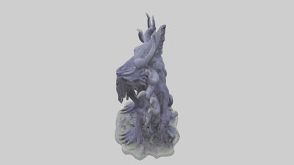Eldritch Beast statue model 3D model