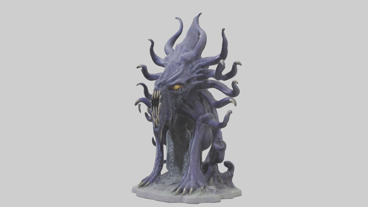 Eldritch Beast statue model 3D model