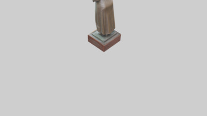 Eleanor Roosevelt statue model 3D model