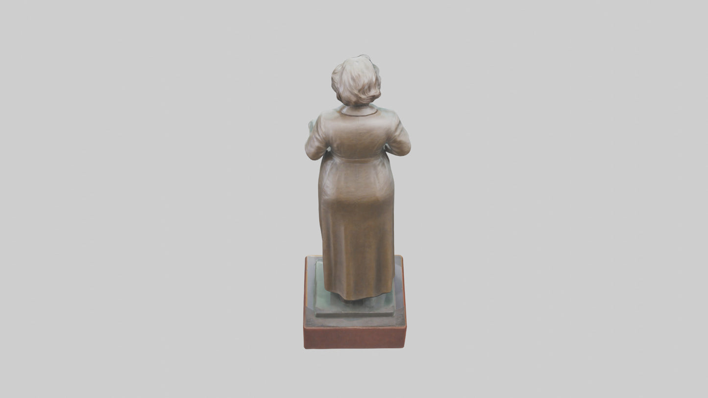 Eleanor Roosevelt statue model 3D model