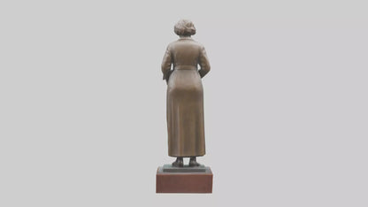 Eleanor Roosevelt statue model 3D model