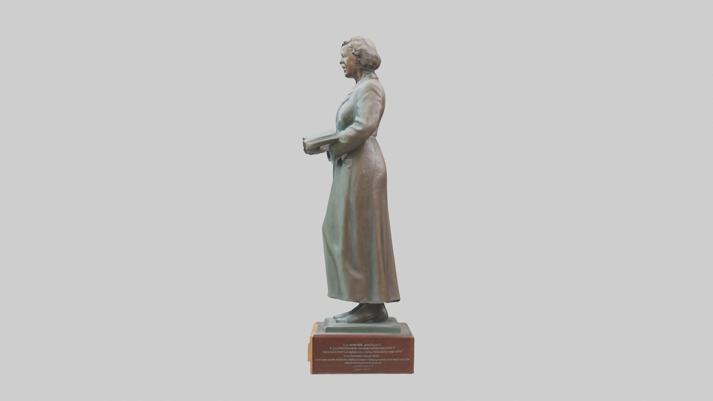 Eleanor Roosevelt statue model 3D model