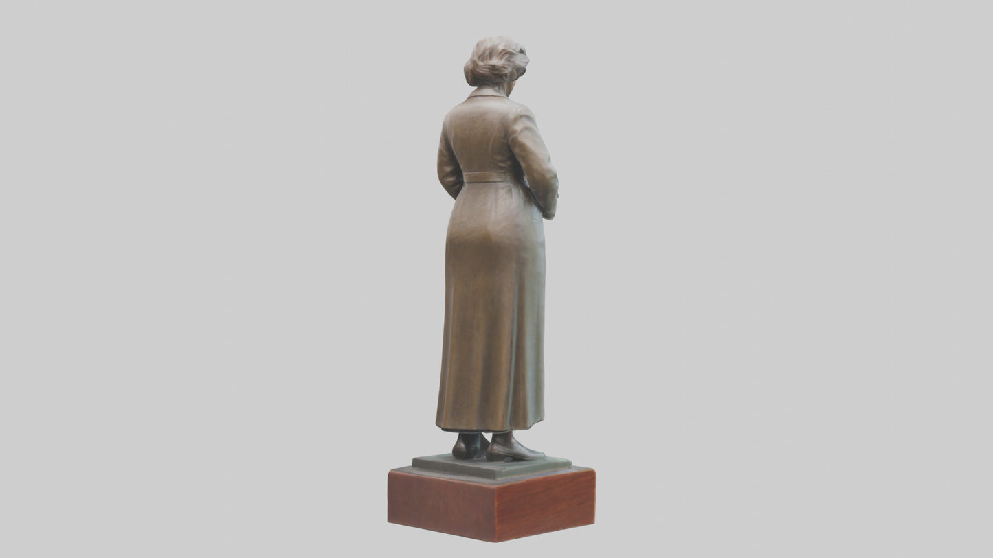 Eleanor Roosevelt statue model 3D model