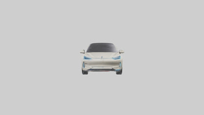 Electric 4door Car with Luxury Features model 3D model