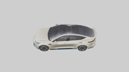 Electric 4door Car with Luxury Features model 3D model