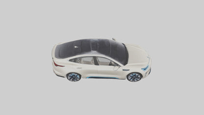 Electric 4door Car with Luxury Features model 3D model