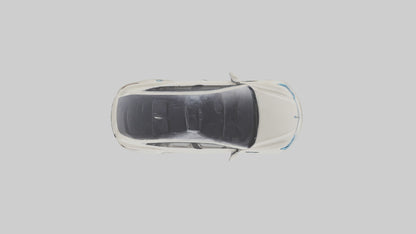 Electric 4door Car with Luxury Features model 3D model