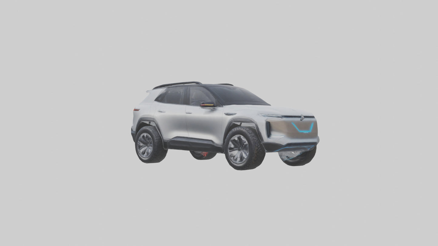 Electric Allterrain SUV model 3D model