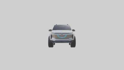 Electric Allterrain SUV model 3D model