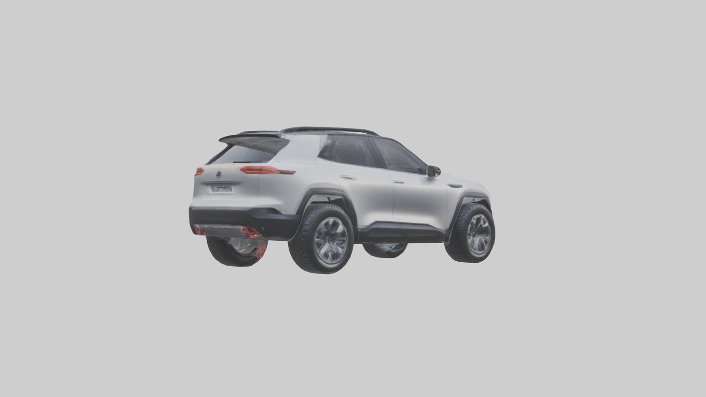 Electric Allterrain SUV model 3D model