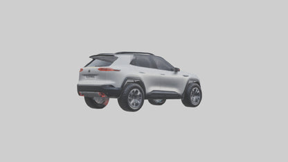 Electric Allterrain SUV model 3D model