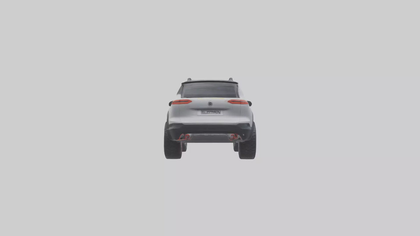 Electric Allterrain SUV model 3D model