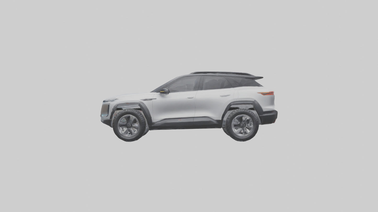 Electric Allterrain SUV model 3D model