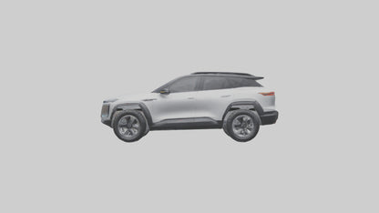 Electric Allterrain SUV model 3D model