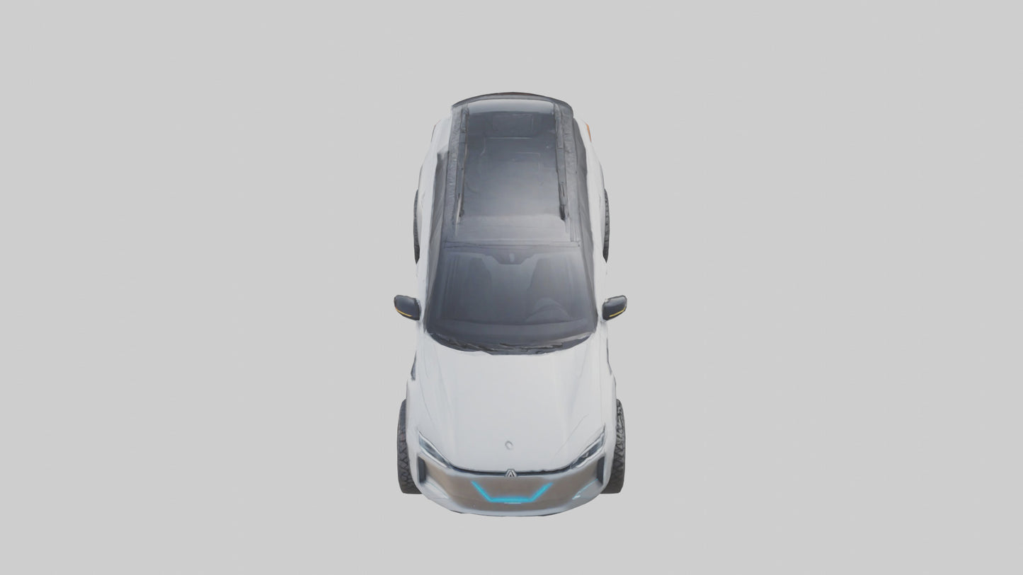 Electric Allterrain SUV model 3D model