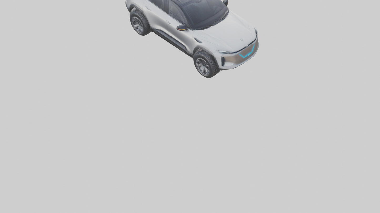 Electric Allterrain SUV model 3D model
