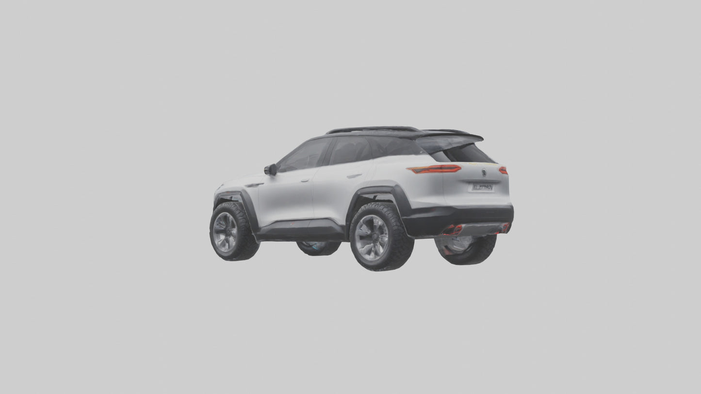Electric Allterrain SUV model 3D model