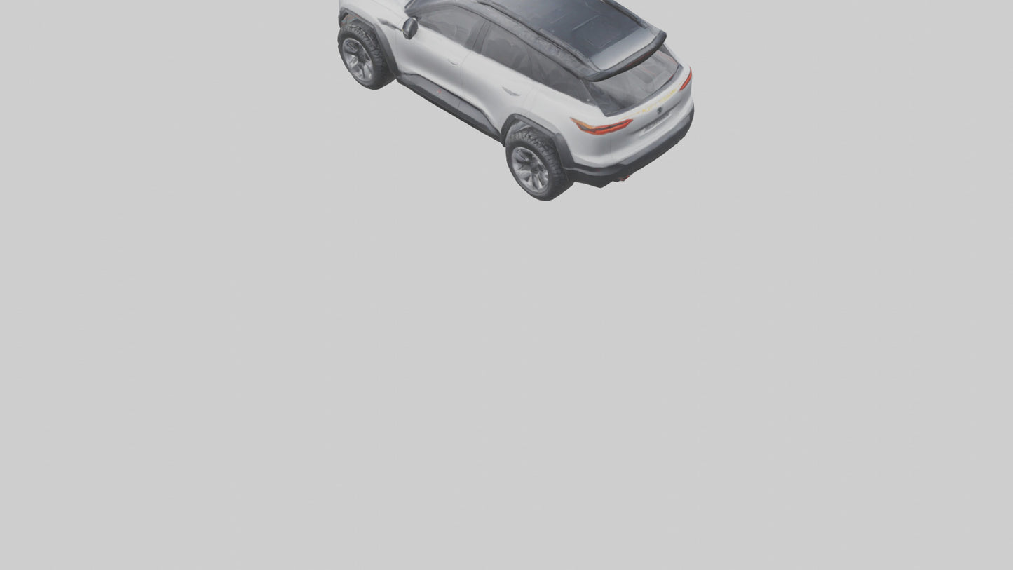 Electric Allterrain SUV model 3D model