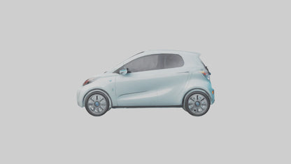 Electric City Car model 3D model