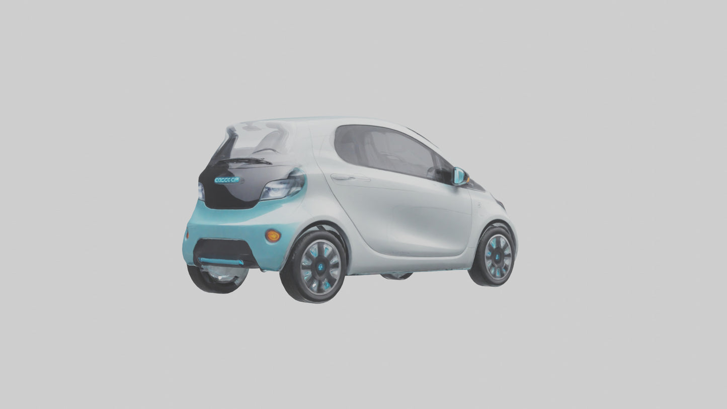 Electric City Car model 3D model